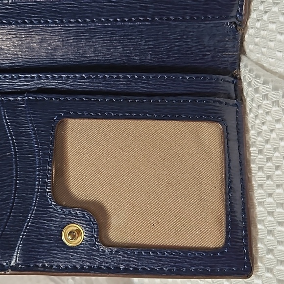 LAUREN RALPH LAUREN NAVY CARD CASE WALLET FOR WOMEN - Picture 5 of 11